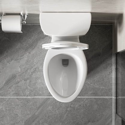 Tornado Flush toilet bowl with stain resistant glaze surface