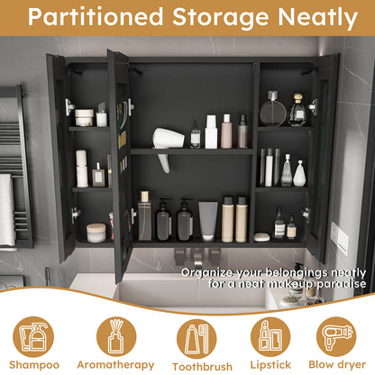 35&quot; x 28&quot; LED Medicine Cabinet with Defogger
