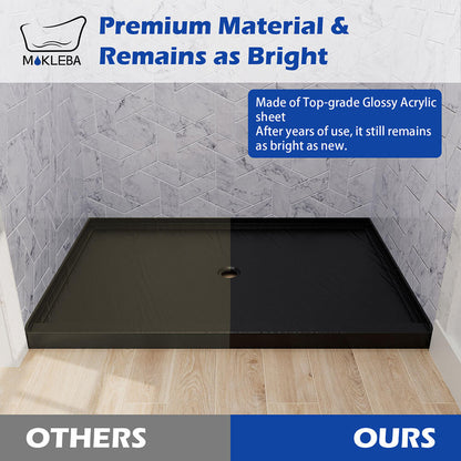 Underside support system with nylon feet for stable mortar-free installation