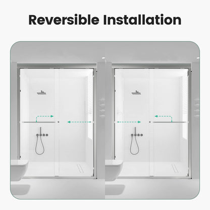 W1552GTP175007 Shower Door Reversal Installation Instructions