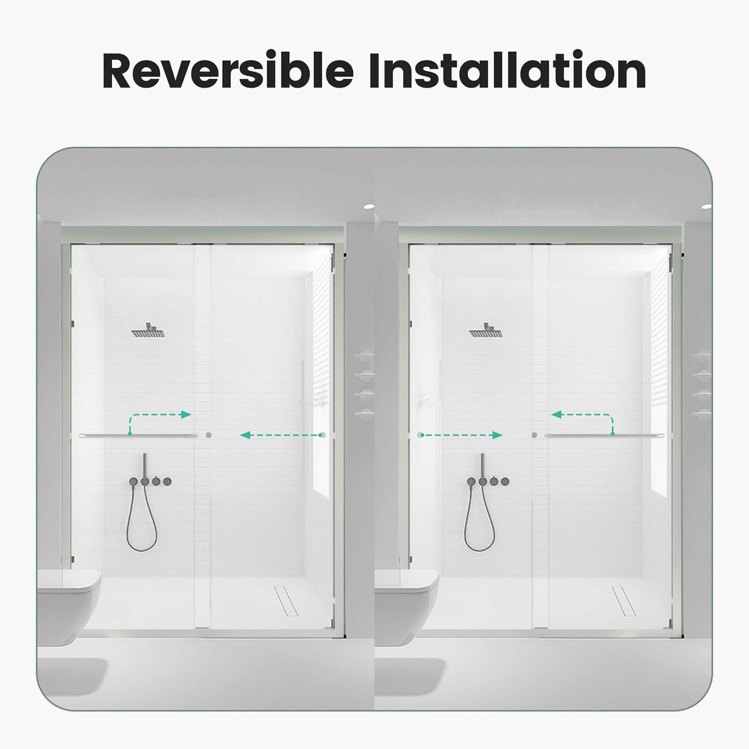 W1552GTP221562 shower door reverse installation instructions