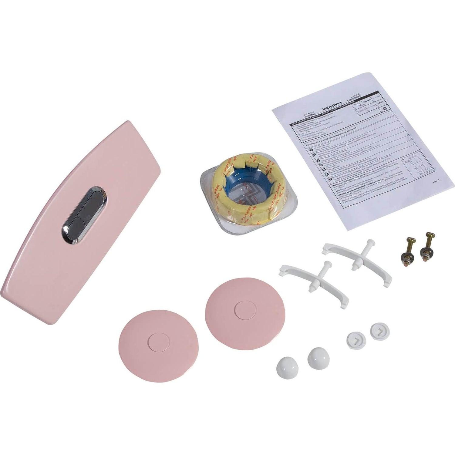 W1573GTP147635 Pink toilet parts display