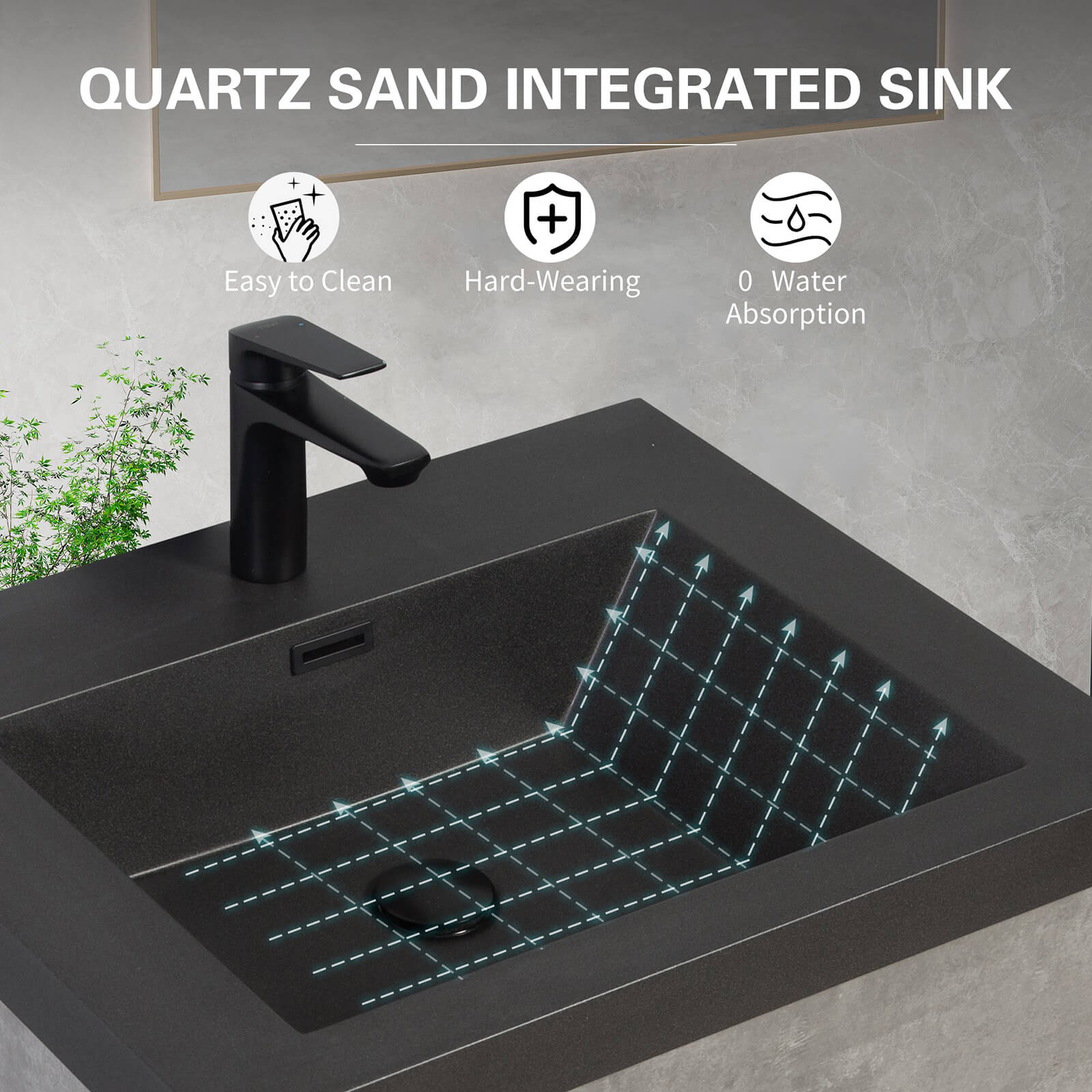 W1573GTP155845 Bathroom Vanity Countertop Curve