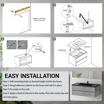 W1573GTP155848 Bathroom vanity installation diagram