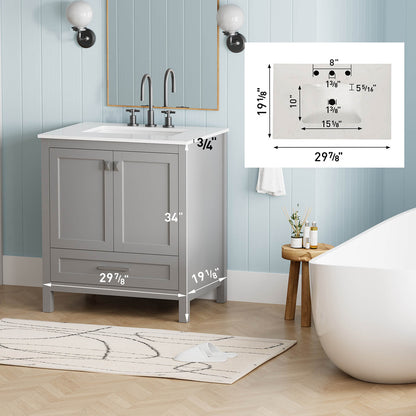 W1573GTP237850 Bathroom Vanity Countertop Dimensions Specifications