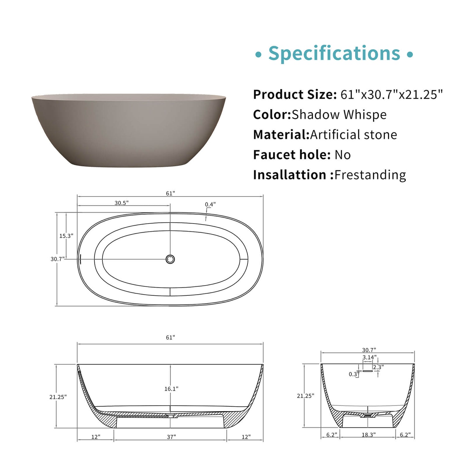 W2753GTP340390 Dimensions