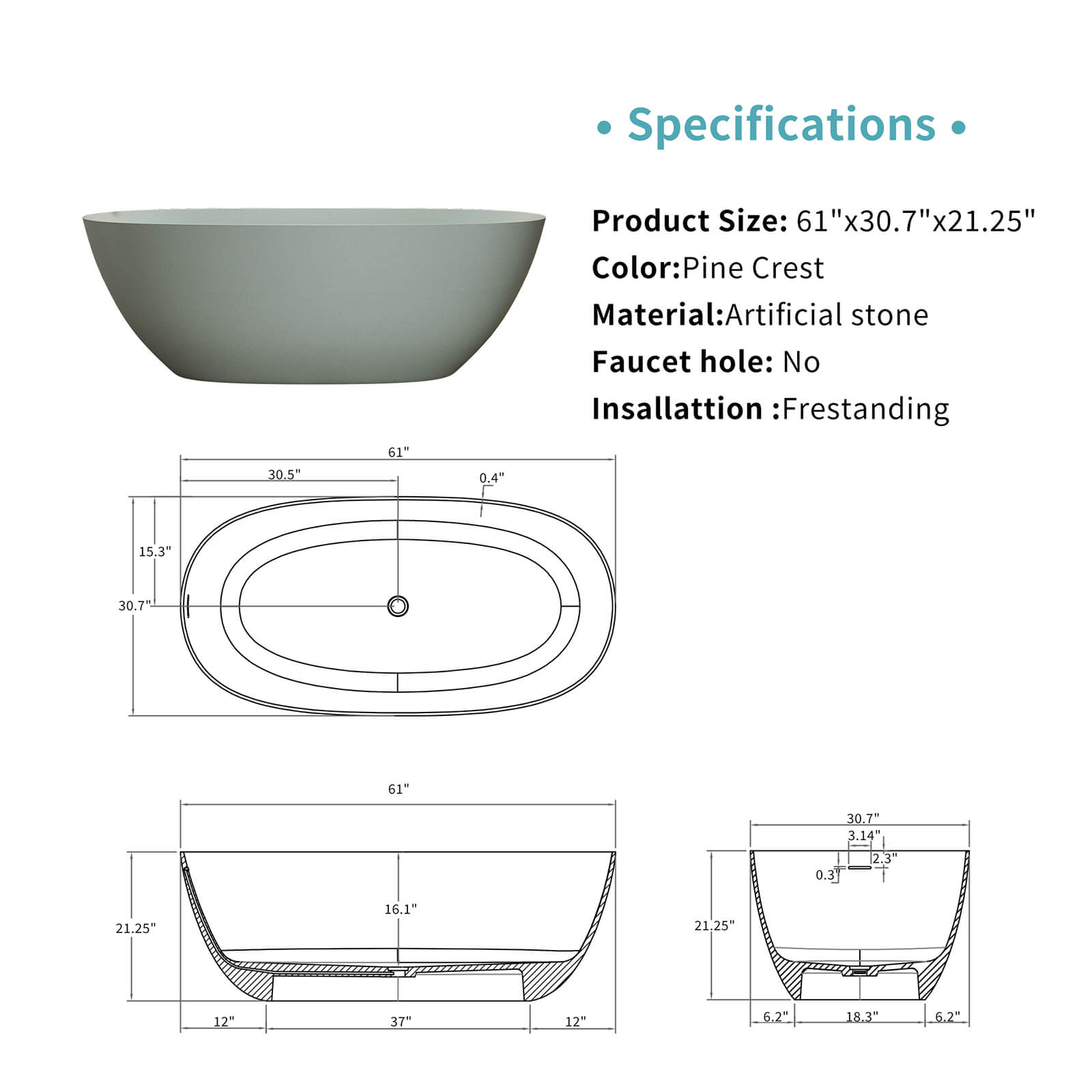 W2753GTP347490 Dimensions