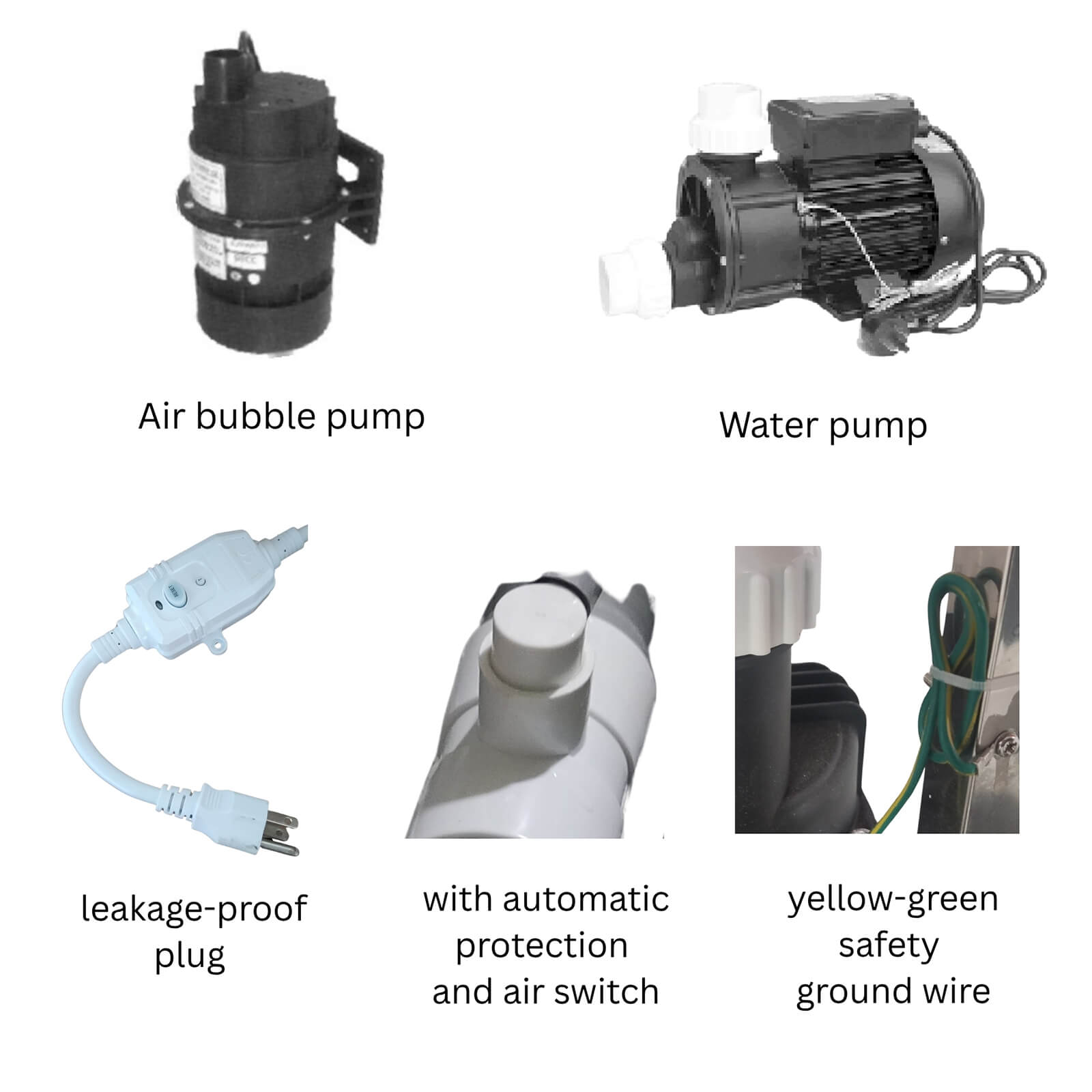 W3605GTP361170 Jacuzzi Internal Components Display
