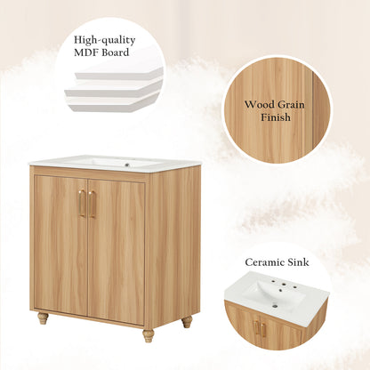 WF319GT484AAG Bathroom Vanity Material Description