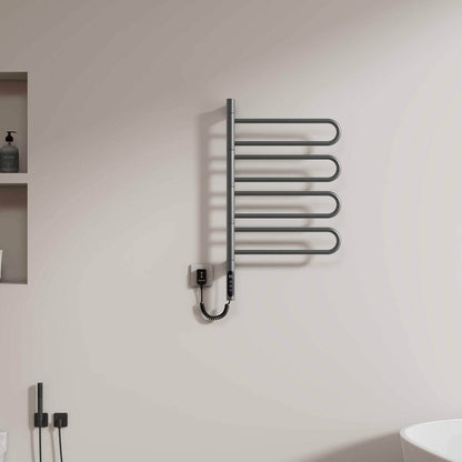 Wall-mounted towel warmer for cozy spa-like towel experience