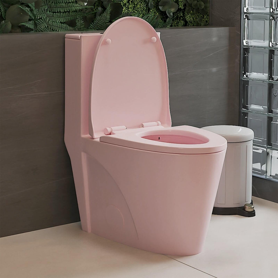 Water Saving Powerful Flush Pink Dream Toilet