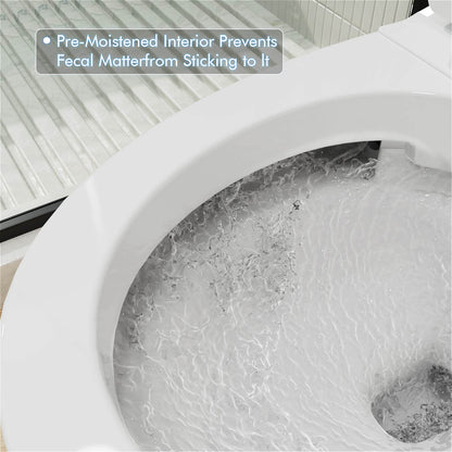 Modern Egg-Shaped Floor Mounted Smart Toilet with Built-in Water Tank