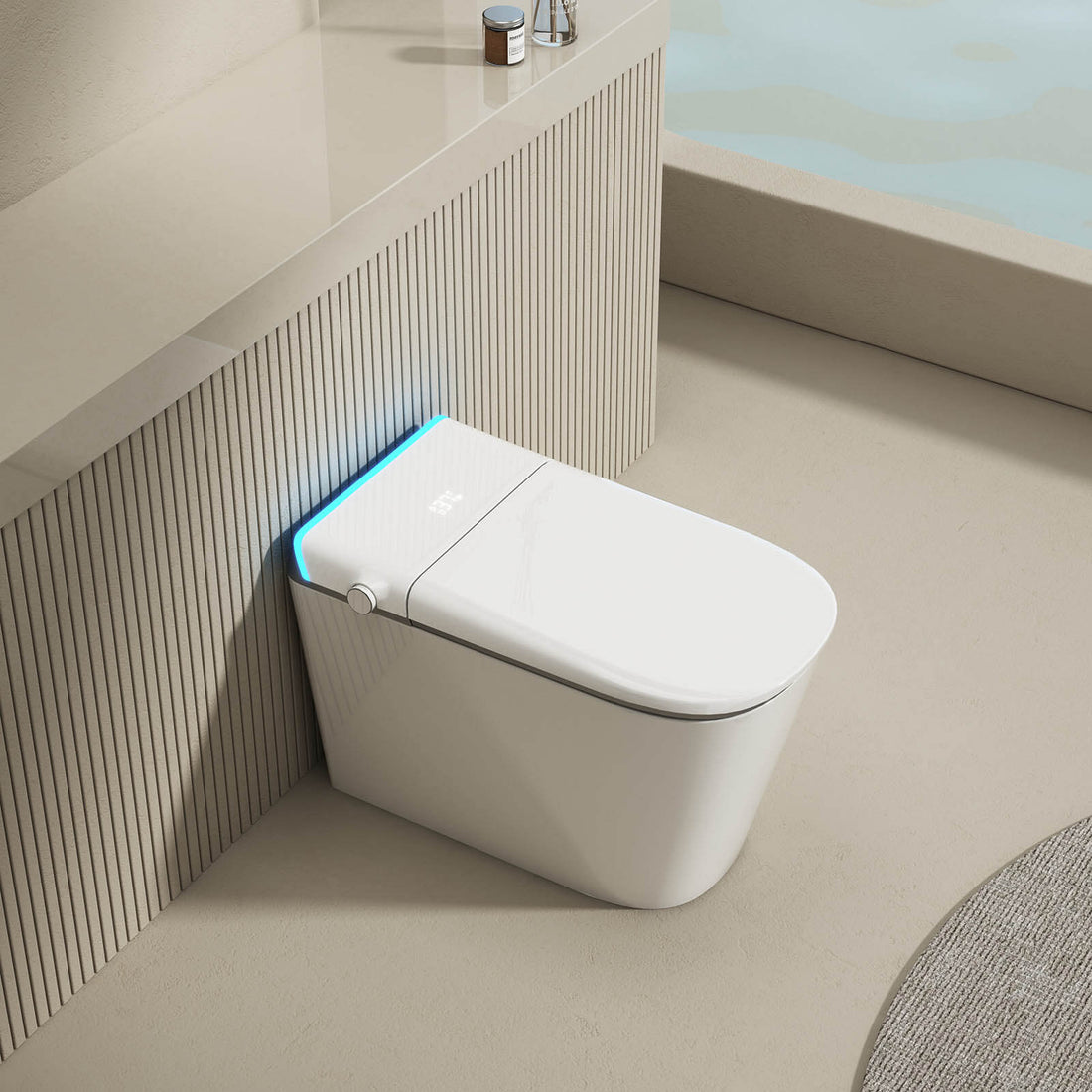 Modern Remote Control Smart Toilet