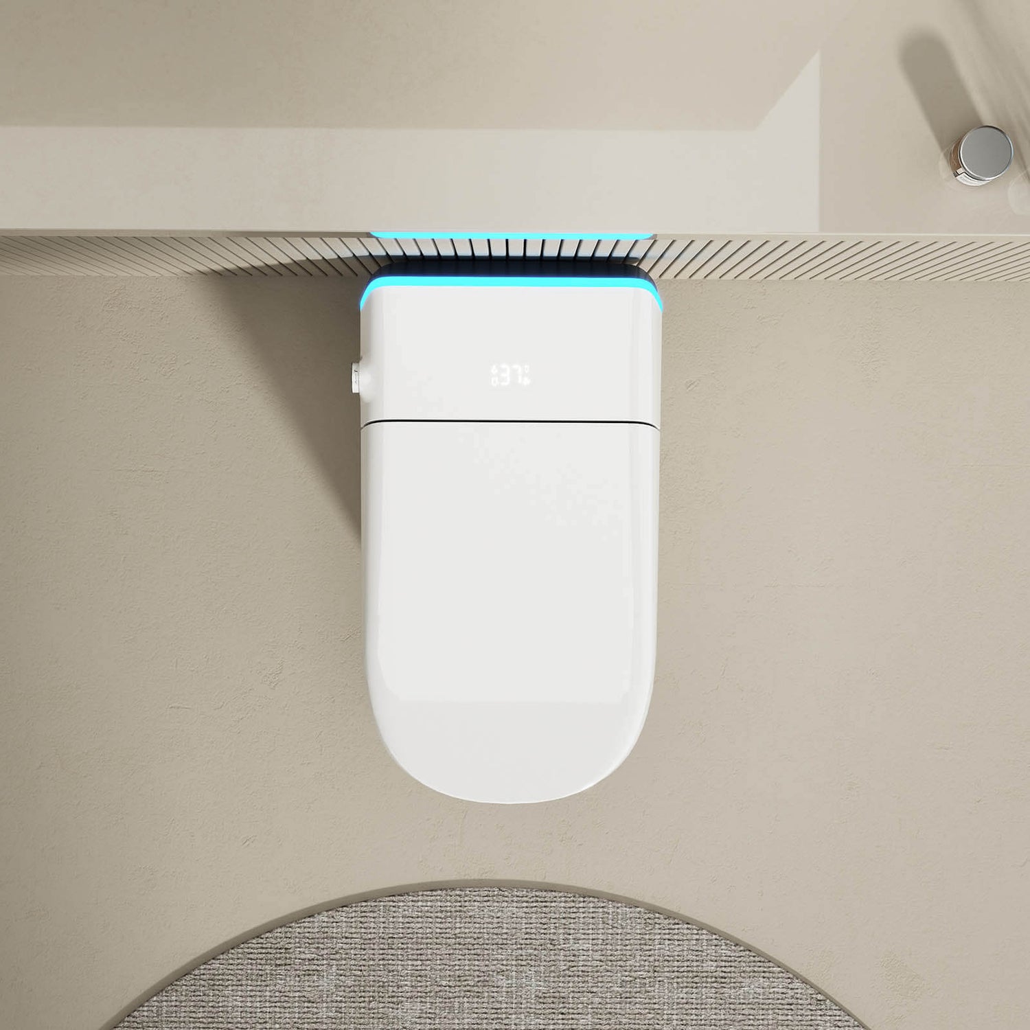 Intelligent Toilet with LED Light