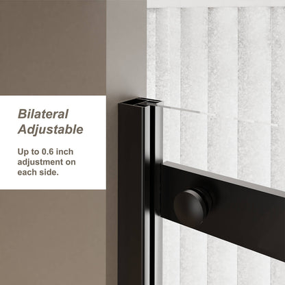 adjustable width shower door 58.5 to 60 inches