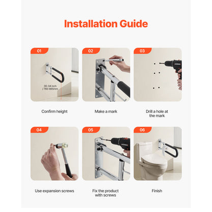adjustable bathroom grab bar installation guide