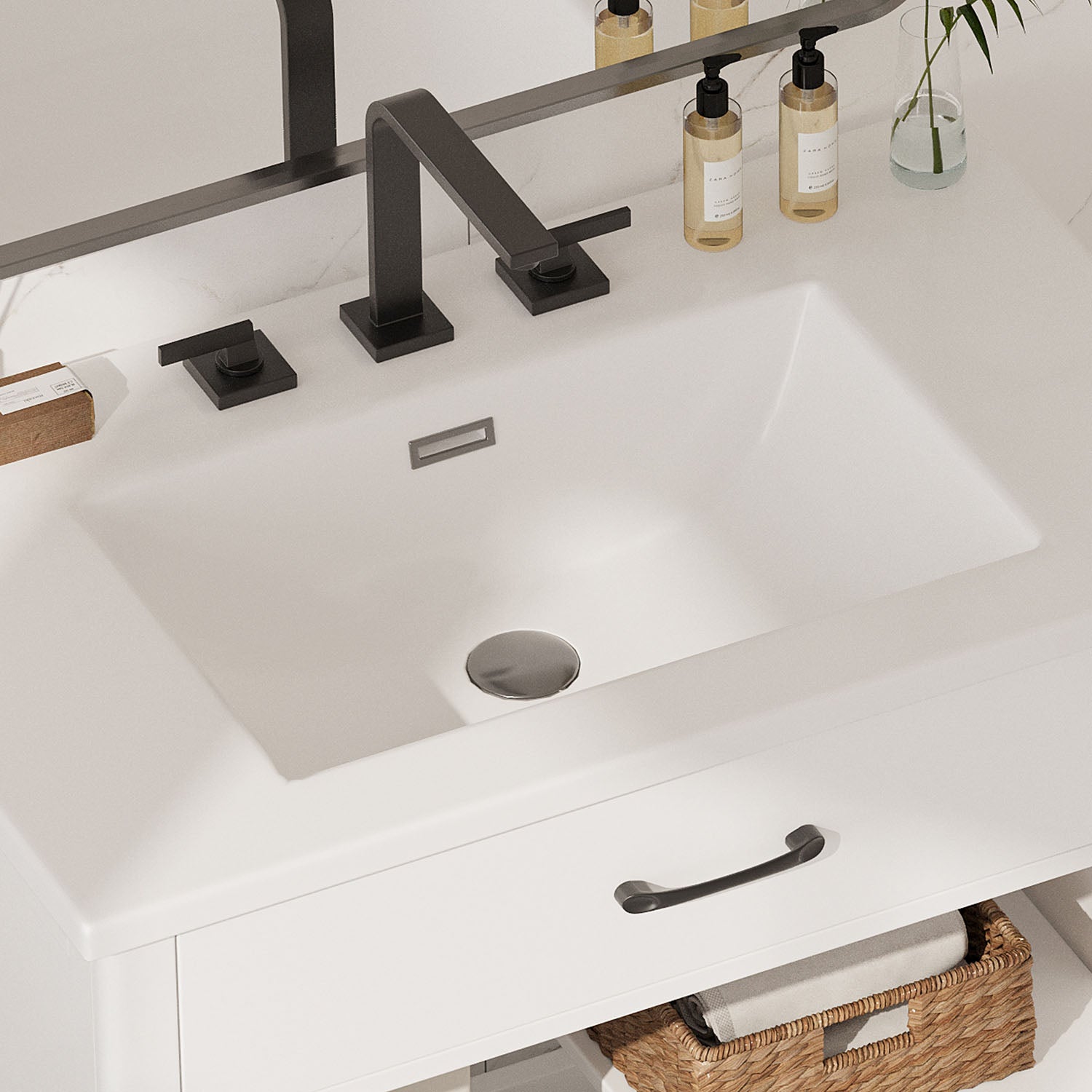 ceramic sink close up with smooth glossy surface detail