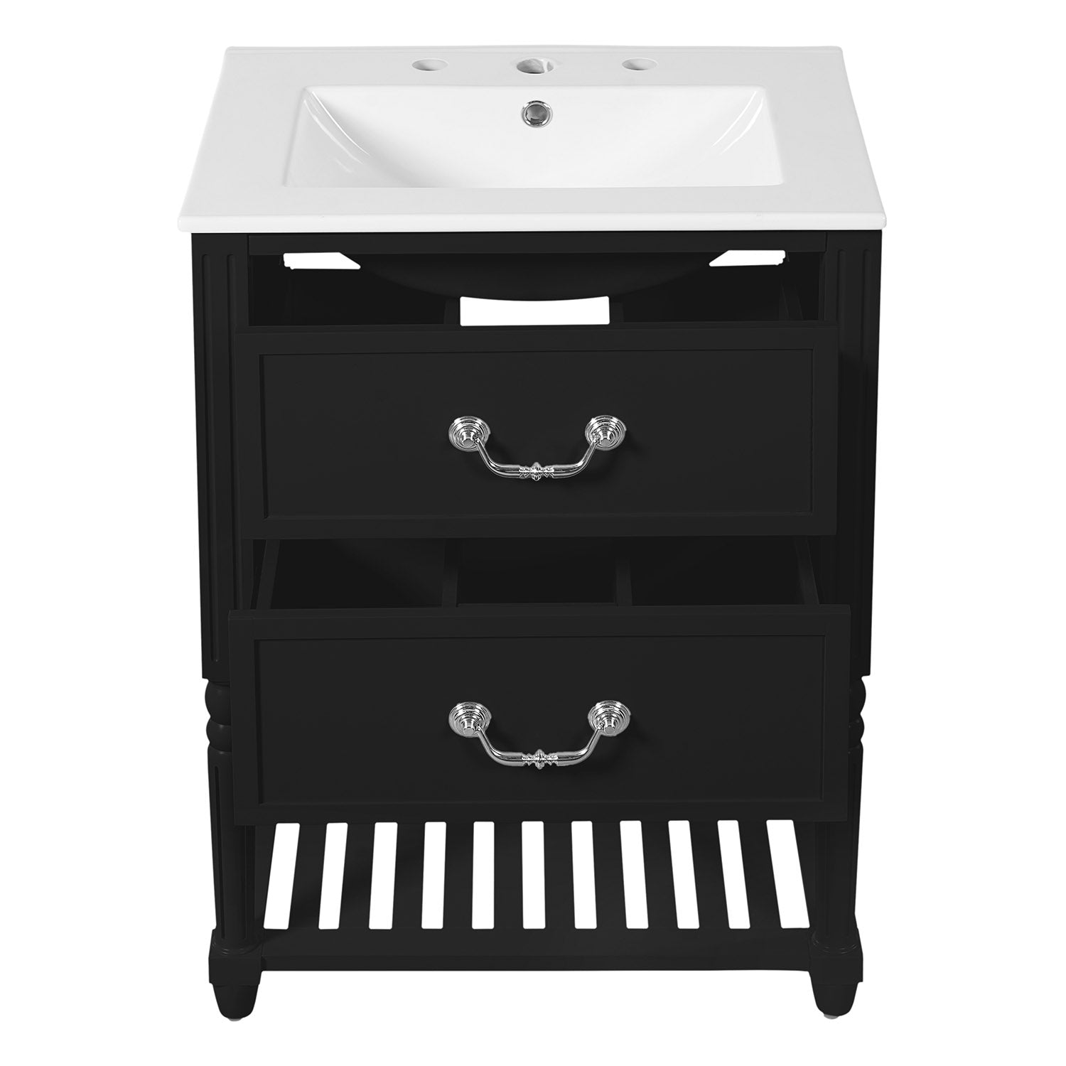 compact vanity drawer design for small bathroom storage