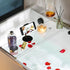 durable acrylic bath shelf for bathtub accessories storage