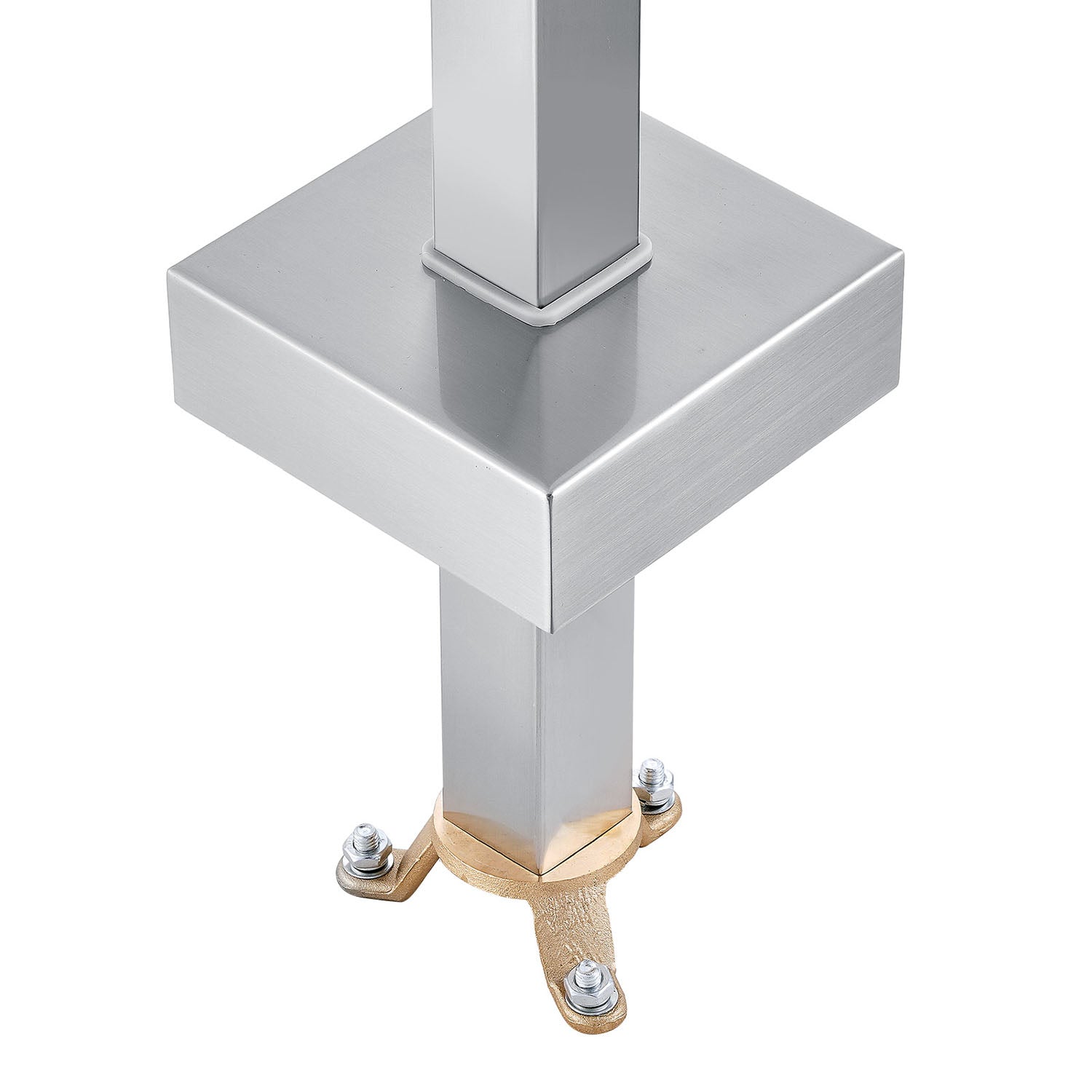 Bathroom Freestanding Tub Filler Faucet with Hand Shower Silver