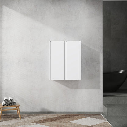 front view of 24 inch White Bathroom Wall Cabinet