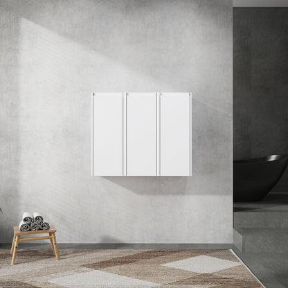 front view of 36 inch White Bathroom Wall Cabinet