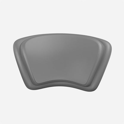 gray bath pillow with soft polyurethane cushion