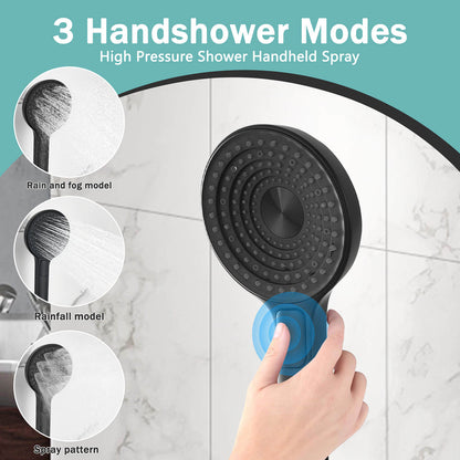 handheld Shower with 3 shower modes 
