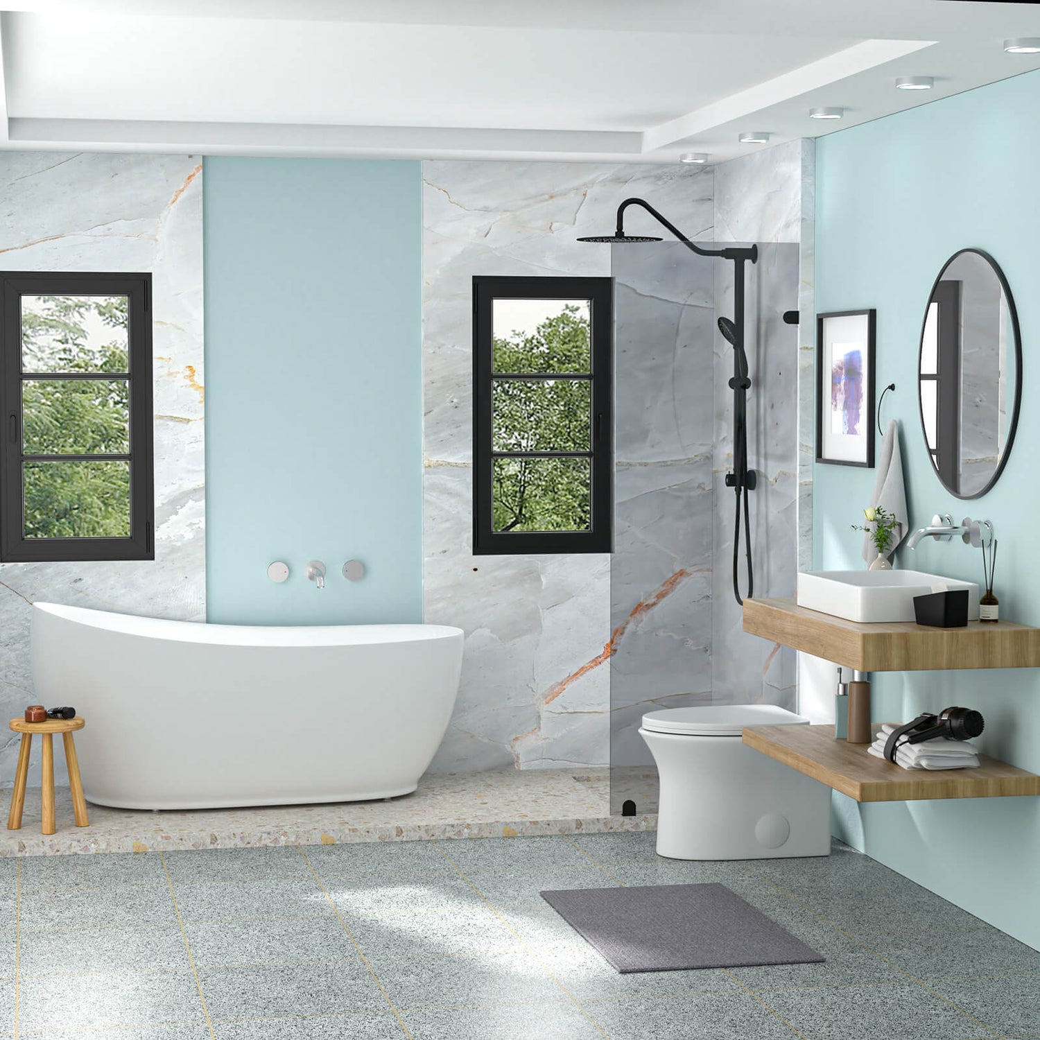 high quality rectangular bathroom sink with rounded corners