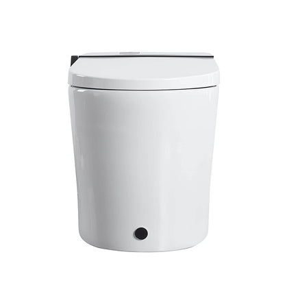 high tech self cleaning toilet with hygiene focused features