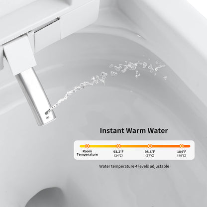 intelligent bidet toilet with self cleaning nozzle technology