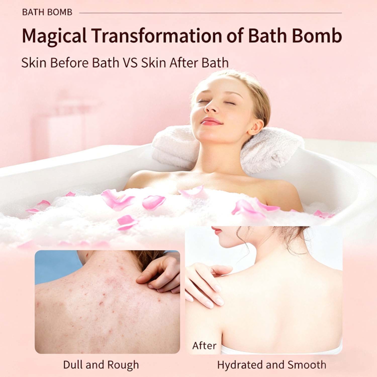 luxury organic bath bombs gift set for women USA