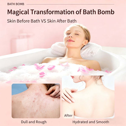 luxury organic bath bombs gift set for women USA