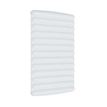 luxury white tub pillow for soaking tubs with soft gel support