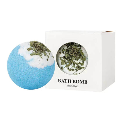 Ocean Scented Bath Bombs USA, Spa Bath Bombs for Relaxation (Set of 4)