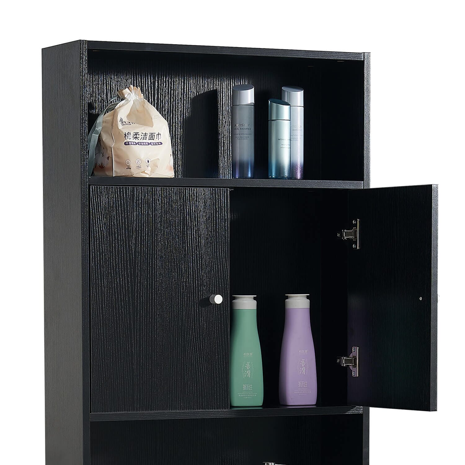 GIVING TREE Over The Toilet Storage Cabinet with Shelf and Double Doors