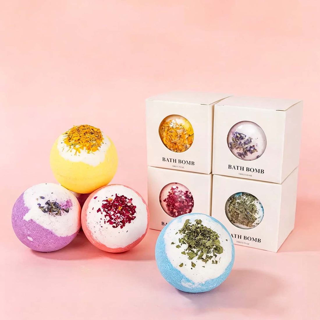 premium bath bombs set for stress relief USA