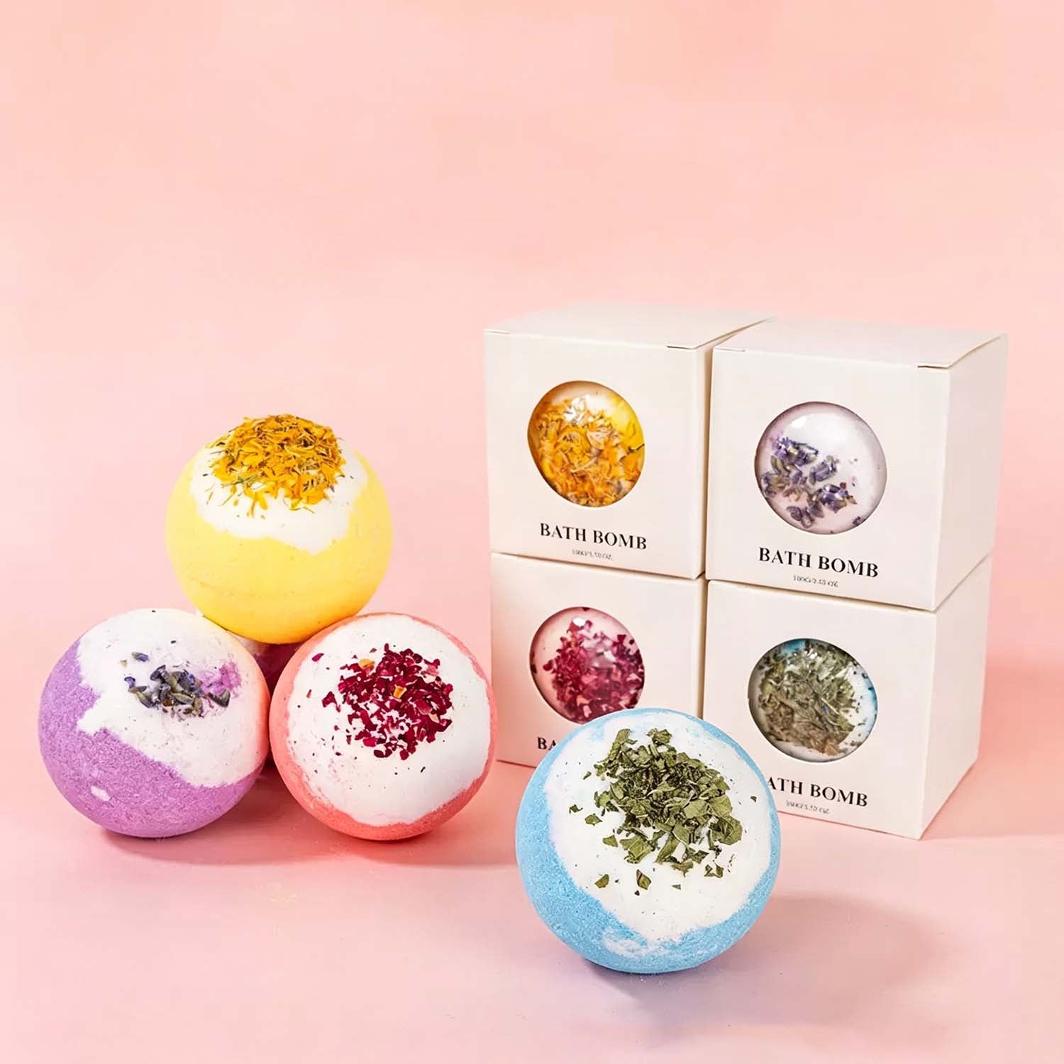 premium bath bombs set for stress relief USA