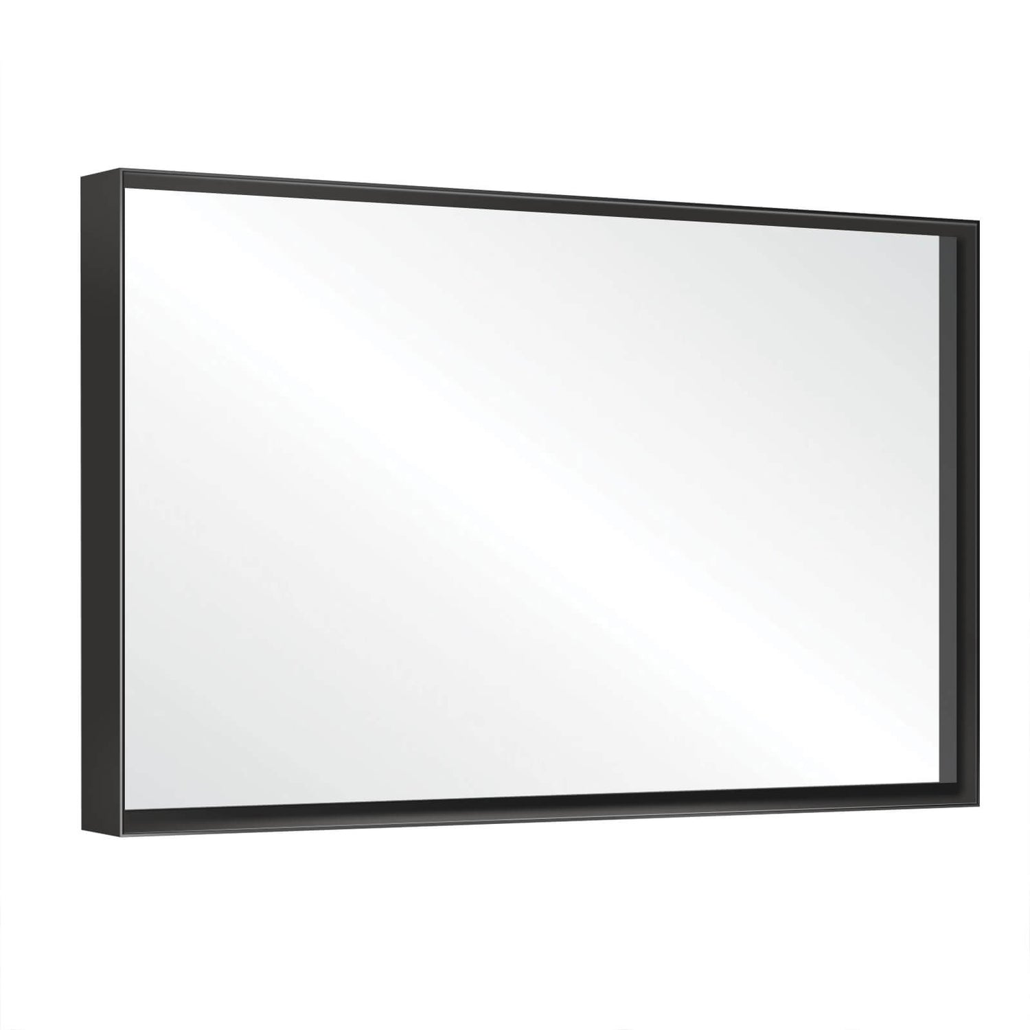 36&quot; x 24&quot; Aluminum Frame Bathroom Mirror with Beveled Edge