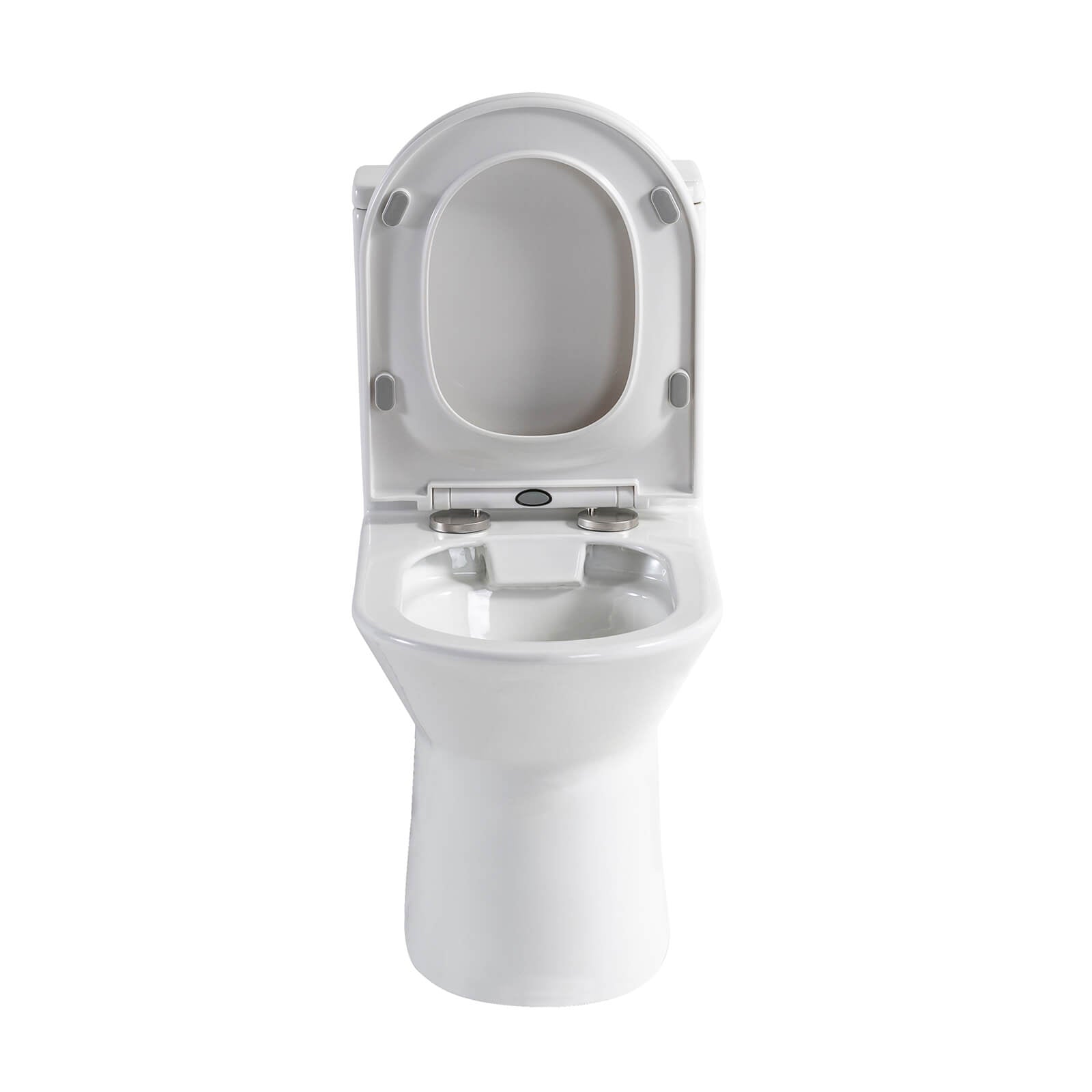 rimless bowl toilet with easy clean design