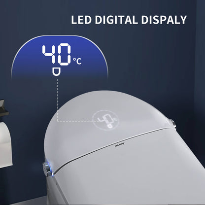 side control knob and LED interface on S31 G smart toilet