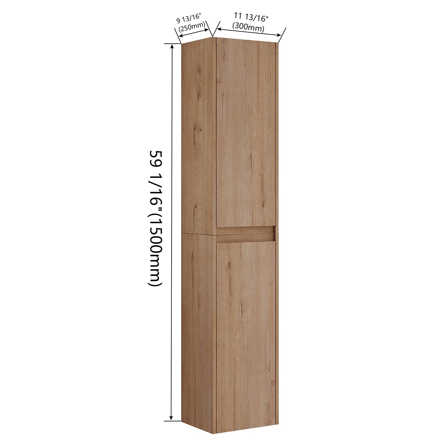 size of the 24 inch bathroom wall cabinet