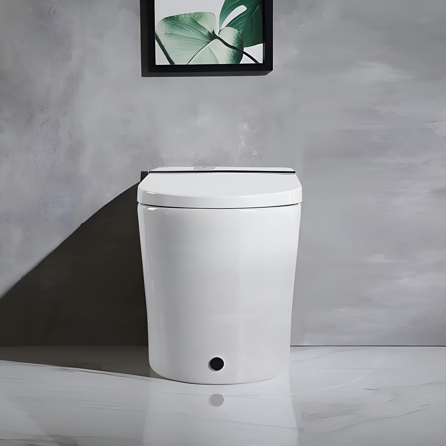 sleek white S21 G smart toilet in modern bathroom