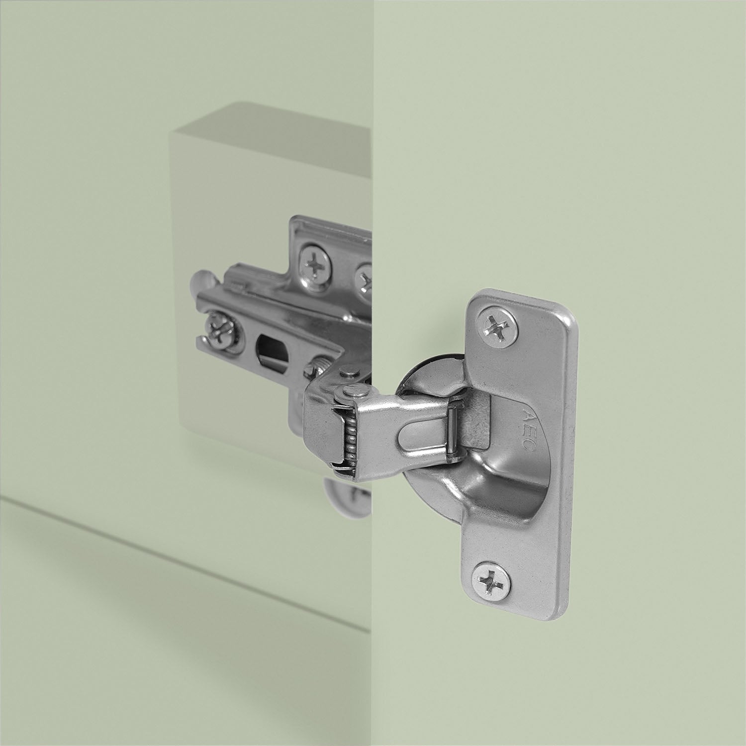 solid wood bathroom cabinet features soft close door hinge
