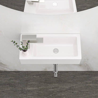space saving wall mounted bathroom sink for small powder rooms