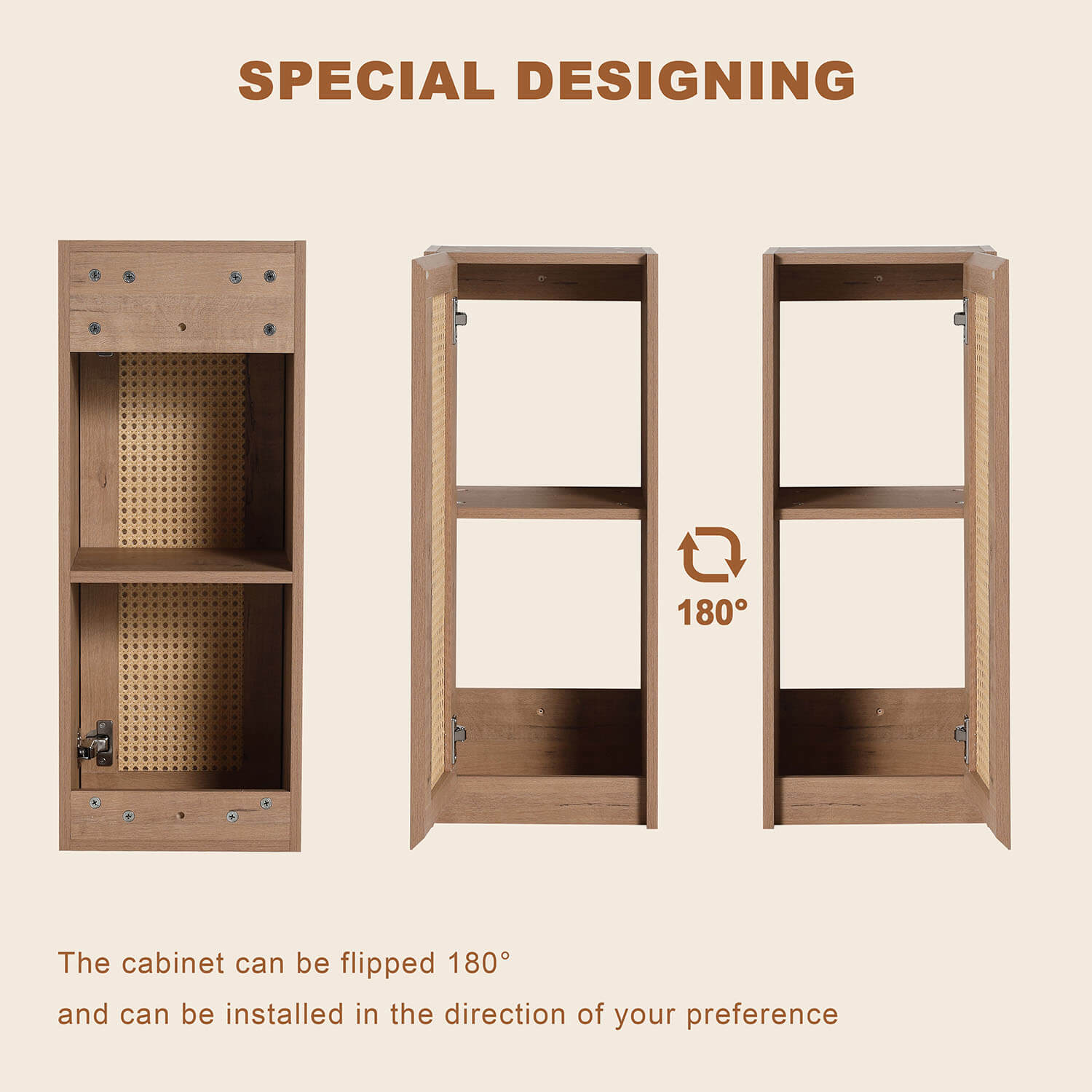 special designing of the wall-mounted cabinet