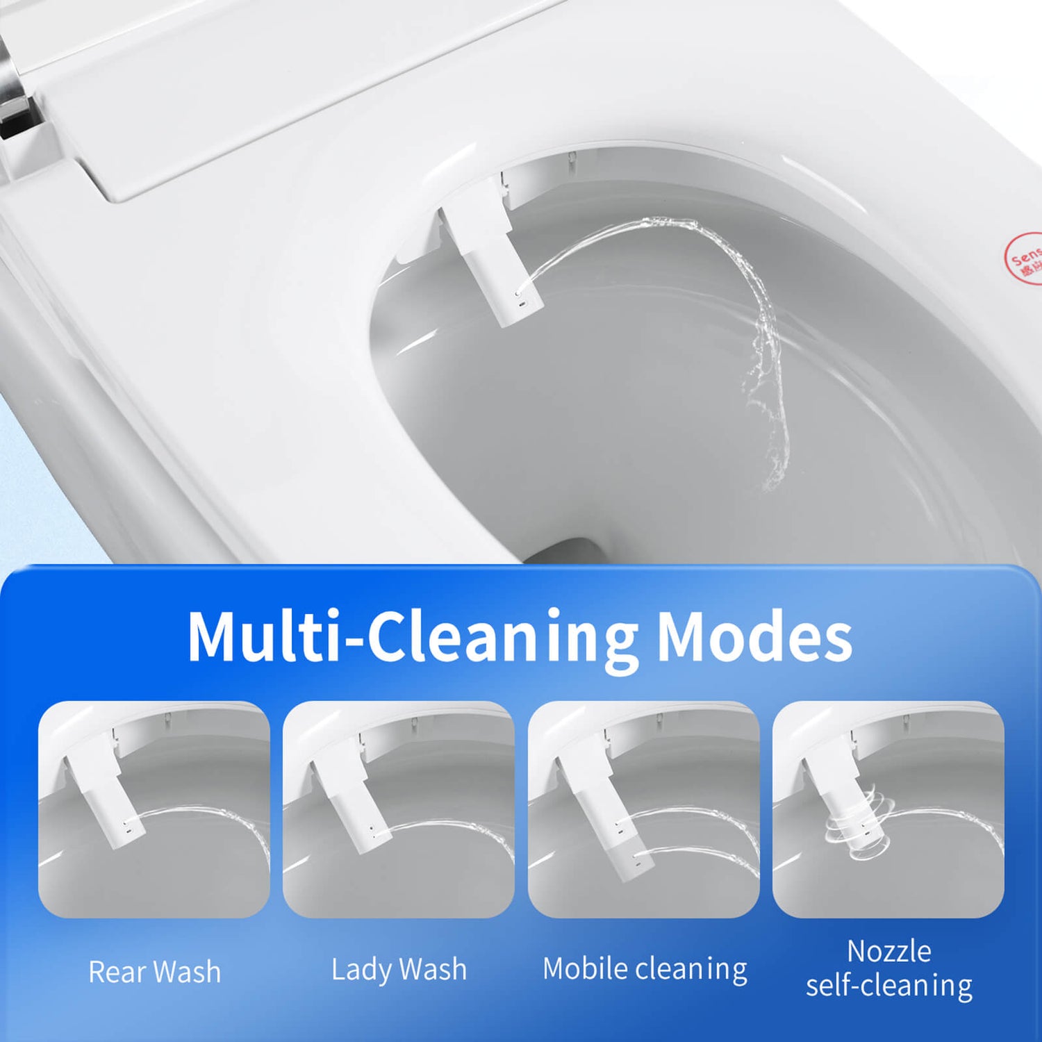tankless toilet with fresh water direct flow system