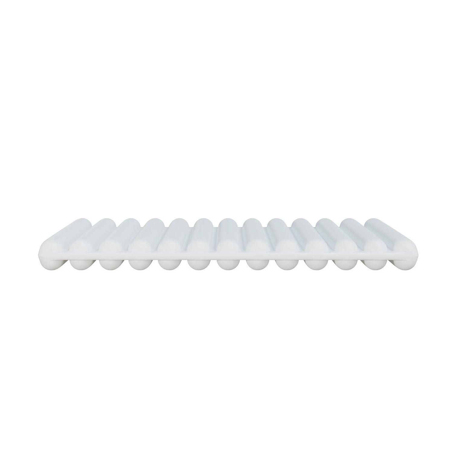 white bath pillow with durable gel construction
