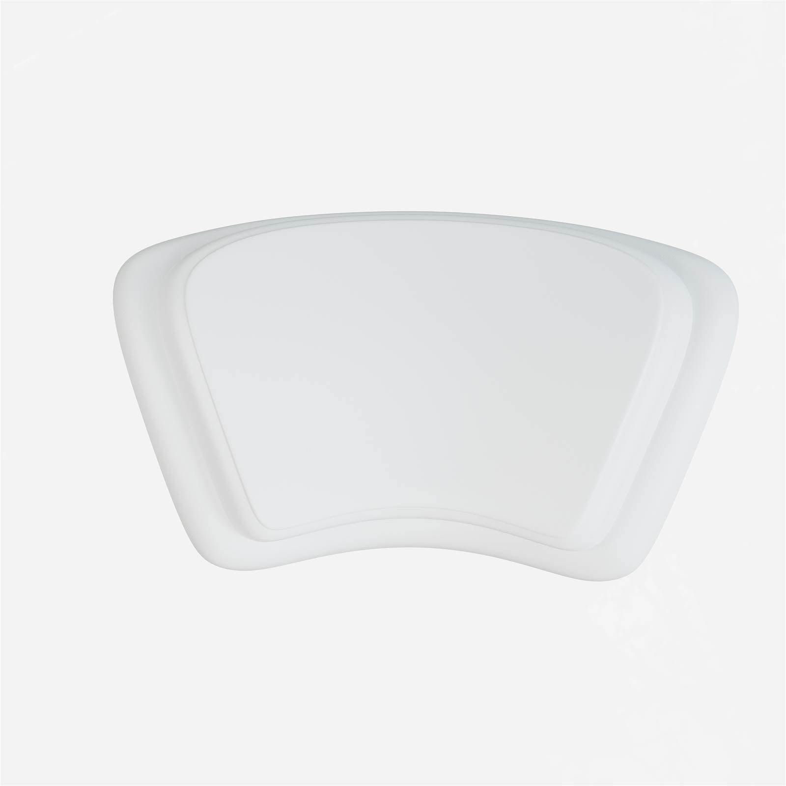 white spa bath pillow with waterproof design