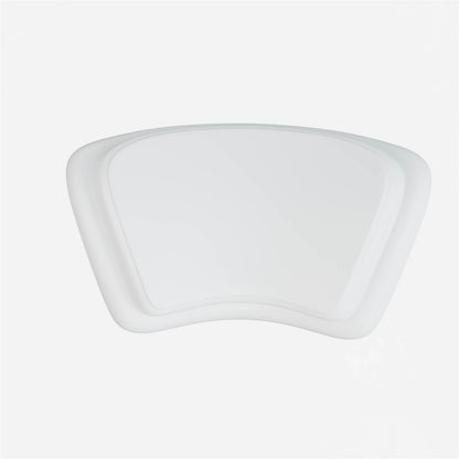 white spa bath pillow with waterproof design